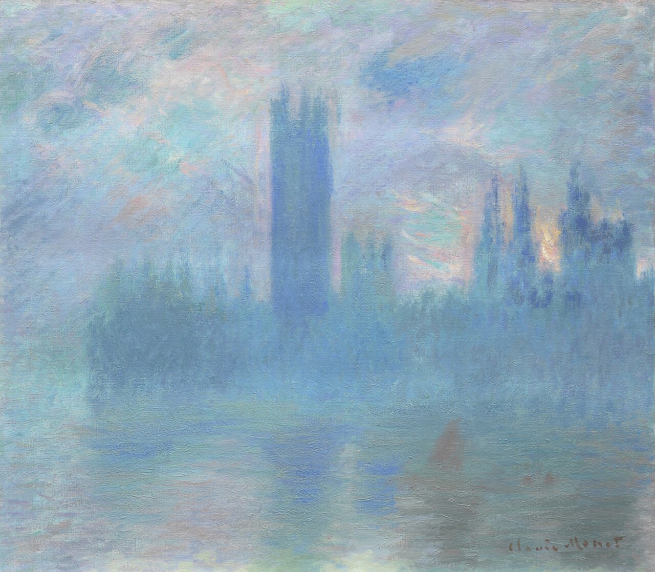 Monet’s Houses of Parliament in London